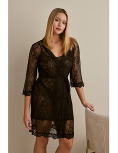 BATA KIMONO ENCAJE PROMISE...