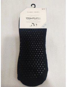 CALCETIN YOGA-MORA-NEGRO-36/41