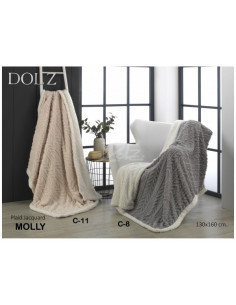 PLAID DOLZ 130x160CM BEIG