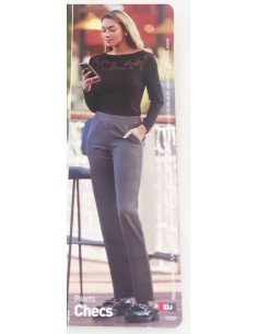 LEGGIN JANIRA CHECS NEGRO