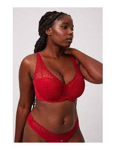 SUJETADOR YSABEL MORA ARO ROJO