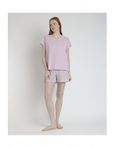 PIJAMA ADMAS  MANGA CORTA