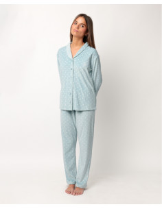 PIJAMA ADMAS ABIERTO BOTONES
