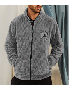 CHAQUETA LOIS CREMALLERA GRIS