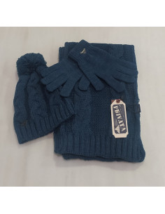 CONJUNTO BUFANDA,GORRO Y...